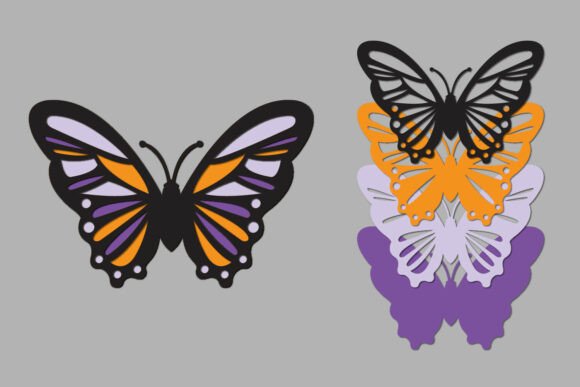 Bring Spring to Life with Butterfly Layered Papercut DIY Files