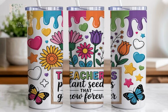Celebrate Educators with the Teachers Plant Seeds 20oz Tumbler Wrap