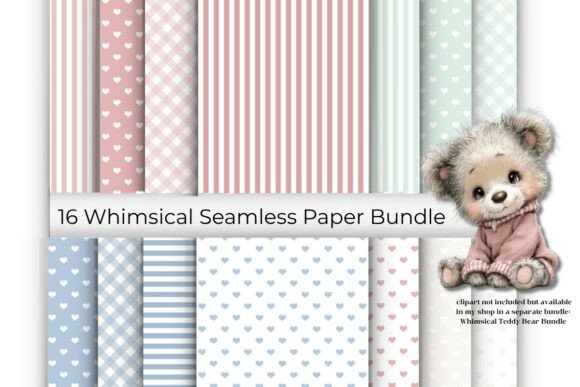Cozy Seamless Paper Bundle: Sweet, Whimsical Patterns for Every Project