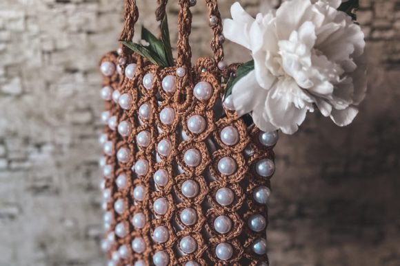 Craft a Statement Piece: The Bag with Beads Crochet Pattern PDF