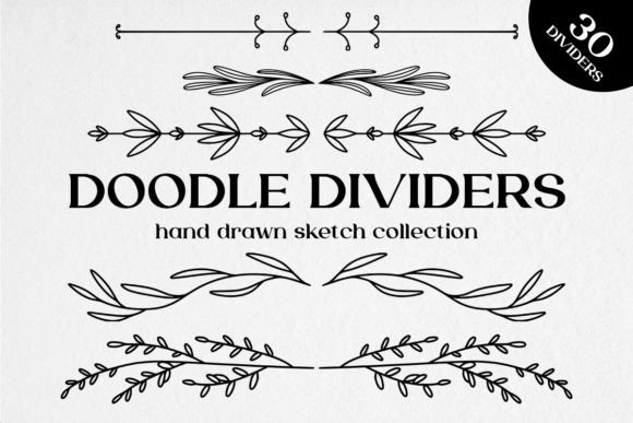 Doodle Dividers, Line Borders: The Sketch Bundle for Creative Projects