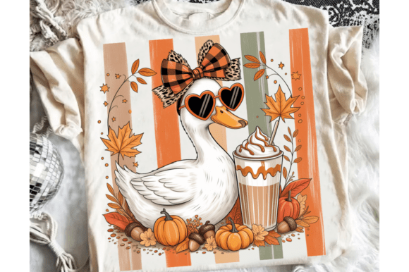 Embracing Coquette Autumn with the Preppy Fall Goose PNG