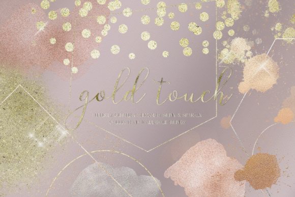 Gold Rose Gold Dust Confetti PNG Frames: A Designer's Guide