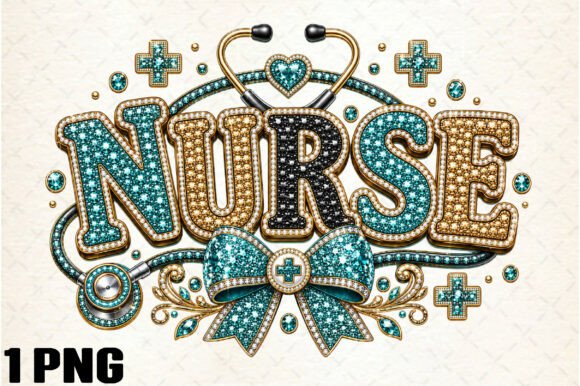 Nurse Life Rhinestone Diamond PNG: A Sparkle for Your Creative Projects