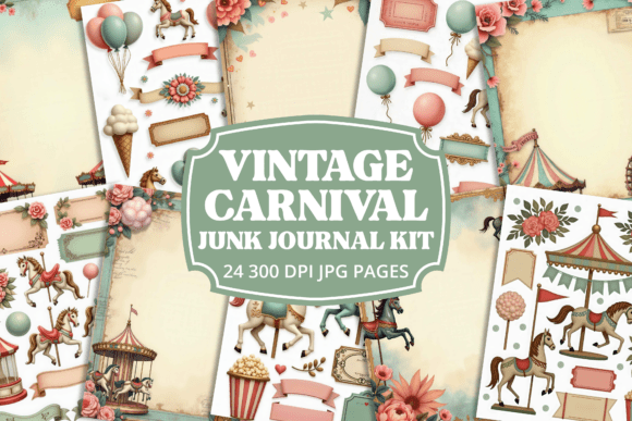 Step Right Up: A Deep Dive into the Vintage Carnival Journal Kit